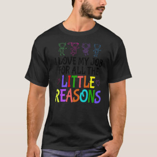 私カラフルは少し理由があって仕事が好きだ Tシャツ