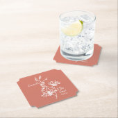 私カラフルは素朴乗務員のブライダルパーティ ペーパーコースター (インサイチュ)