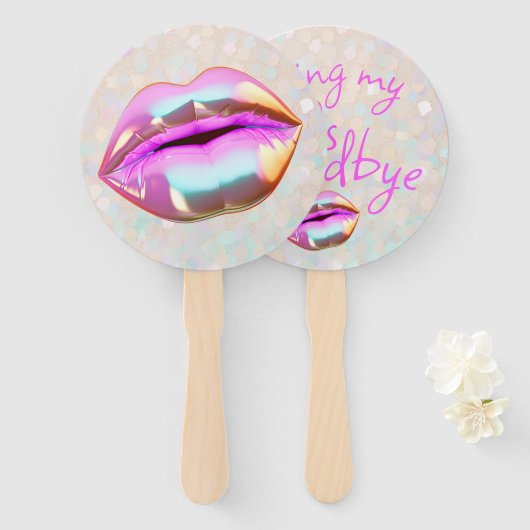 私キスをするの「30s」さよなら ハンドファン (正面&裏面)