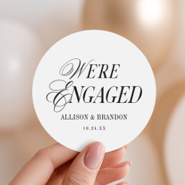 私クラシックたちは婚約パーティの婚約した恩恵 ラウンドシール