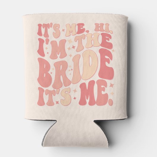 私クールは花嫁の私だパーソナライズされた 缶クーラー (裏面)