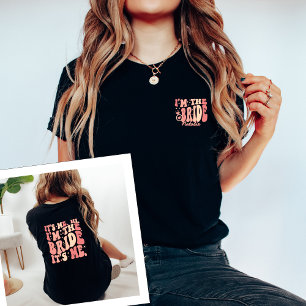 私クールは花嫁の私だパーソナライズされた Tシャツ