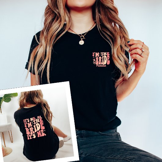 私クールは花嫁の私だパーソナライズされた Tシャツ