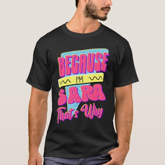 私サラだからです Tシャツ (正面)