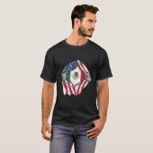 私シャツの中のメキシコの血メキシコ国旗 Tシャツ (正面フル)