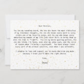 私シンプルの結婚式の日に兄に名前を追加 (裏面)