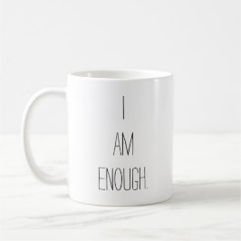 私シンプルは十分なお茶であることを促すスクリプト コーヒーマグカップ