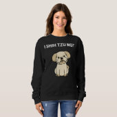 私シーズー（犬）Tzuのかわいいシーズー（犬）Tzu犬 スウェットシャツ (正面フル)