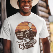 私スタイリッシュは古くはない電車クラシック Tシャツ