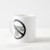 私ストップのマやる気を起こさせるグ コーヒーマグカップ (正面左)