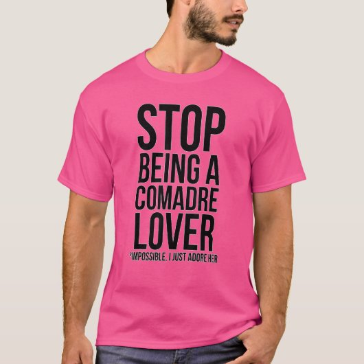 私ストップは彼女を崇拝するだけでは不可能である Tシャツ (正面)