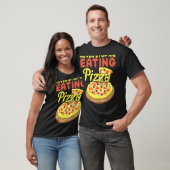 私ストップは食べピザしない Tシャツ (ユニセックス)