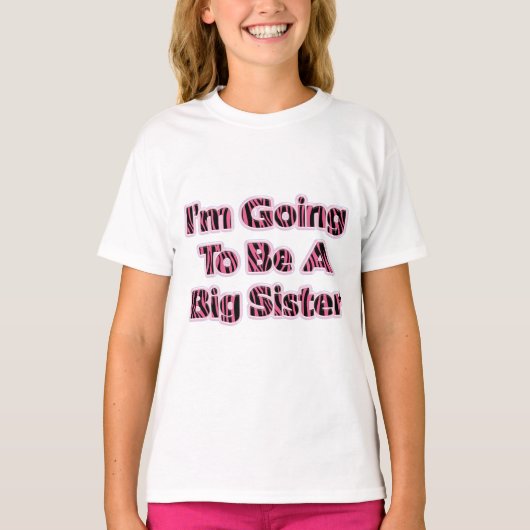 私ストライプのは姉になるゼブラ Tシャツ (正面)