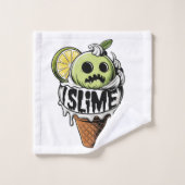 私スライム、かわいい氷の叫び バスタオルセット (ウォッシュタオル)