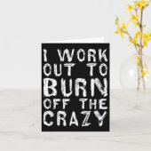 私トレーニングは燃え尽くす熱狂するおもしろいトレーニング カード (黄色い花)