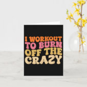 私トレーニングは燃え尽くす熱狂するおもしろいトレーニング カード (黄色い花)