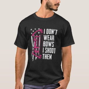 私ドンt衣服弓それらを撃つ女おもしろいの子 tシャツ