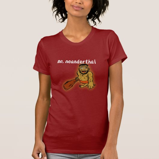 私ネアンデルタールのTシャツ Tシャツ (正面)