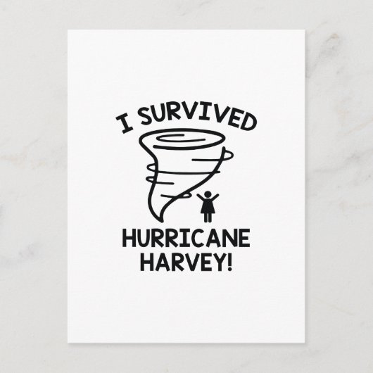 私ハリケ生き延びンハービー ポストカード (正面)