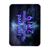 私ハリケ生き延びン・ドリアン マグネット (縦)