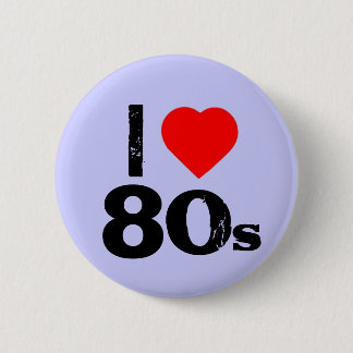 "私ハートの80年代"のPinbackボタン 缶バッジ