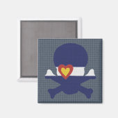 私ハートコロラドスカル! マグネット (正面/裏面)