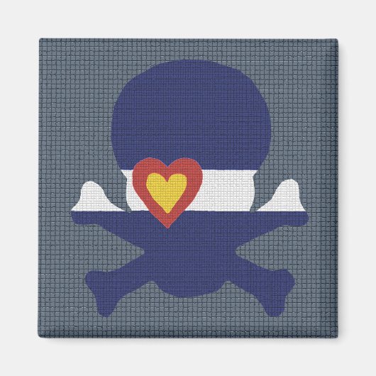 私ハートコロラドスカル! マグネット (正面)