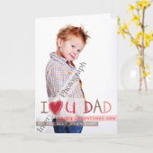 私ハートパパ カード (黄色い花)