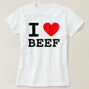 私ハートビーフシャツ Tシャツ