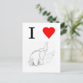 私ハート ポストカード (スタンド正面)