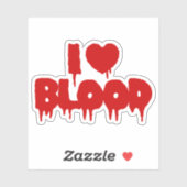 私ハート[愛]血液 シール (シート)