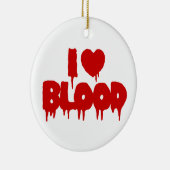 私ハート[愛]血液 セラミックオーナメント (右)