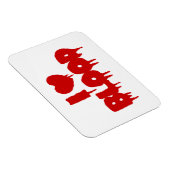 私ハート[愛]血液 マグネット (右側)