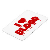 私ハート[愛]血液 マグネット (左側)