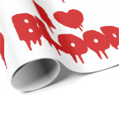 私ハート[愛]血液 ラッピングペーパー (ロールコーナー)