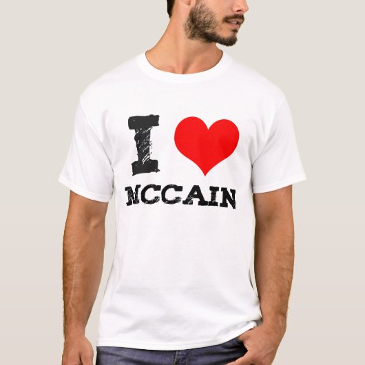 私ハートMccain Tシャツ (正面)