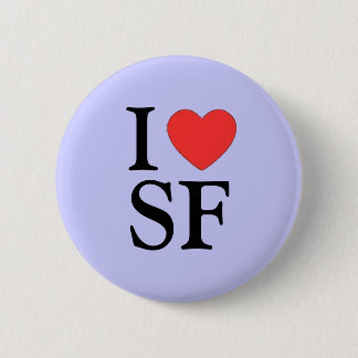 "私ハートSF (サンフランシスコ) "Pinbackボタン 缶バッジ