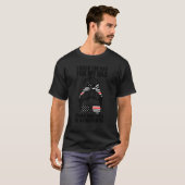 私バック赤パパ消防士の娘 Tシャツ (正面フル)