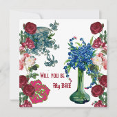 私パーソナライズされたのベースのバラの素朴花瓶 (正面)