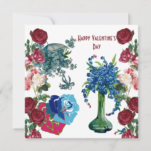 私パーソナライズされたのベースのバラの素朴花瓶 (裏面)