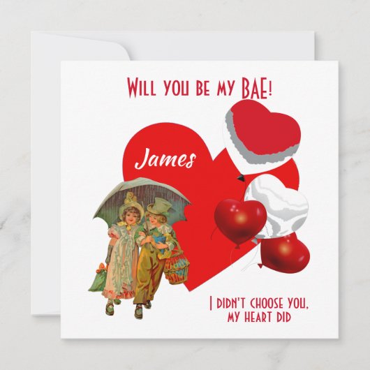 私パーソナライズされたの女の子の男の子の風船になる (正面)