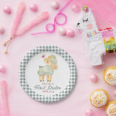 私パーソナライズされたの最初の復活祭 ペーパープレート (パーティー)