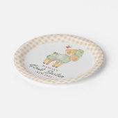 私パーソナライズされたの最初の復活祭 ペーパープレート (アングル)