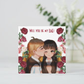 私パーソナライズされたのBAE素朴バラカード (スタンド正面)