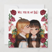 私パーソナライズされたのBAE素朴バラカード (正面)