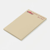 私パーソナライズされたは古くはないヴィンテージ・レッド・トラック ポストイット (アングル)