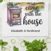 私パーソナライズされたは台所しか持っていない...... キッチンタオル (折り畳み)