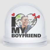 私パーソナライズされたは彼氏のハート写真が大好き (正面)