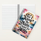 私パーソナライズされたは計画日報を知っている ノートブック (内側)