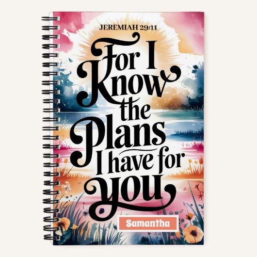 私パーソナライズされたは計画日報を知っている ノートブック (正面)